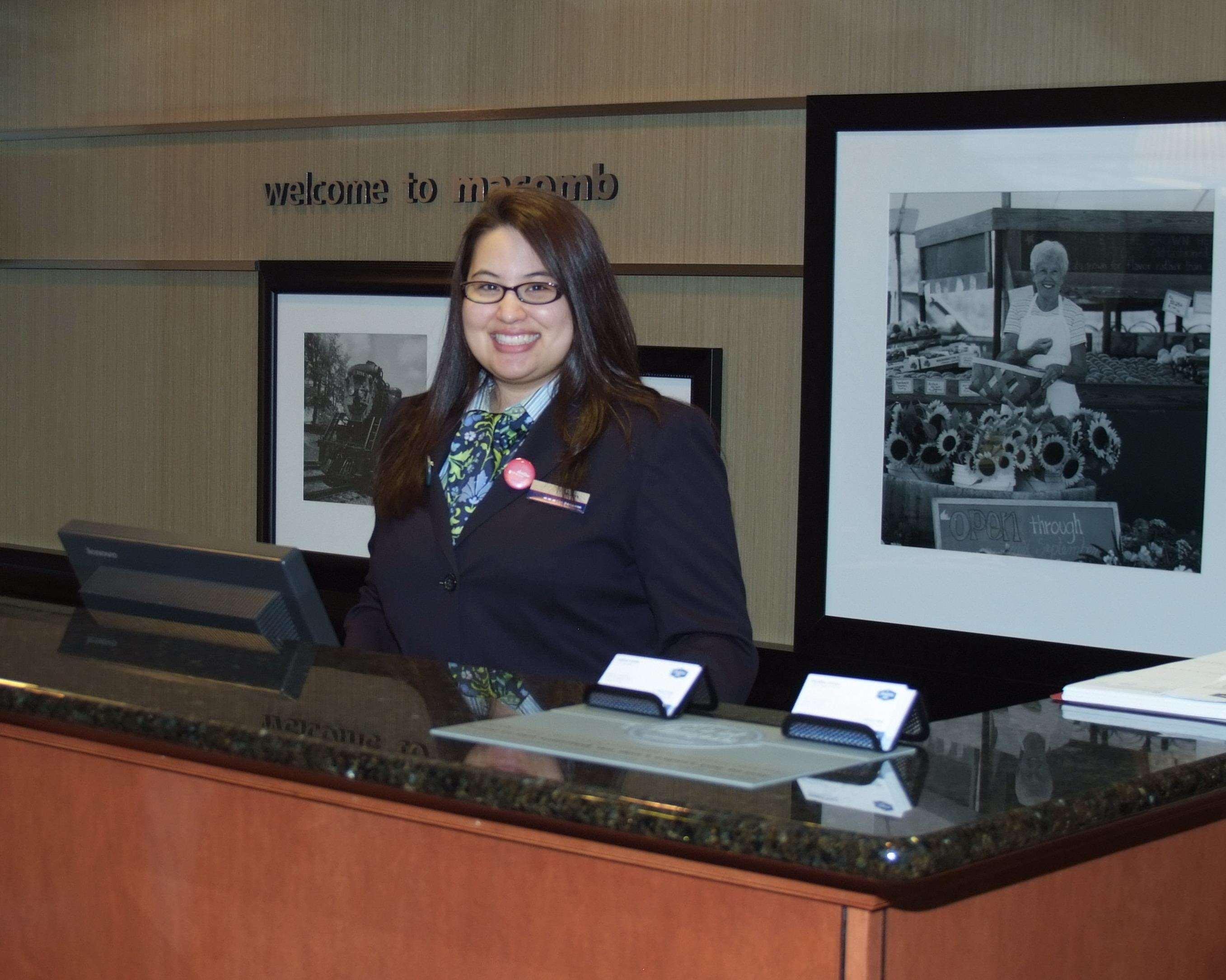 Hampton Inn Macomb Nội địa bức ảnh